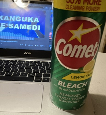 #ad Comet Lemon Scent Bleach Powder Cleanser Scratch Free 21 oz 50% More units12 $3.50