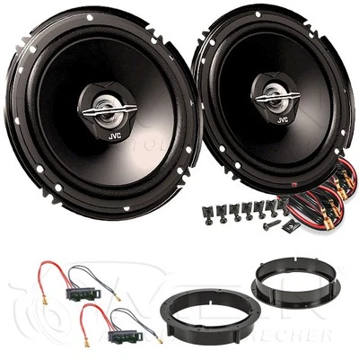 JVC LAUTSPRECHER für VW GOLF IV / 4 1996-2006 Front Heck 2-Wege Koax 300W #A9VP