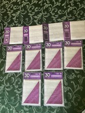 Lot of 10 NEW Crafter's Companion 5x7 3D Embossing Folders Garden Birds More