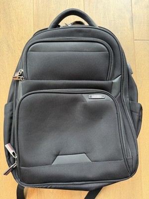 Samsonite Laser Pro 2 Laptop Backpack Black Travel Work Bag USB A Port
