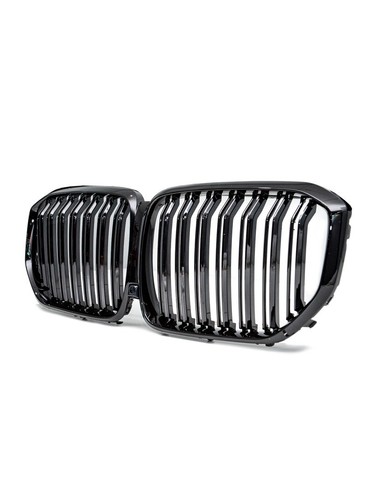 Gloss Black X5M Style Front Bumper bar Bodykit Grille Grill for BMW X5 G05 18-23 - Picture 3 of 20