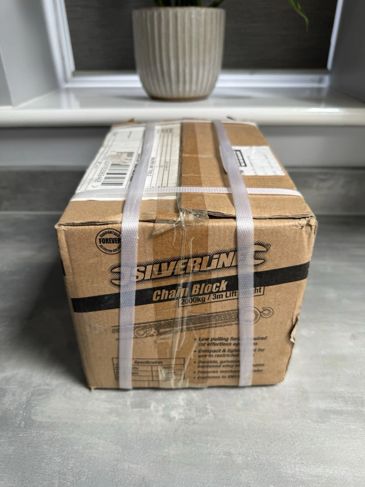 Silverline Chain Block 2000kg / 3m Lift Height Brand New In Box 4