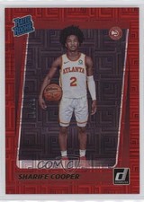 2021-22 Panini Donruss Rated Rookie Choice Red 62/99 Sharife Cooper #208 0jw4