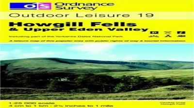 Howgill Fells and Upper Eden Valley (OS ... by Ordnance Survey Sheet map, folded