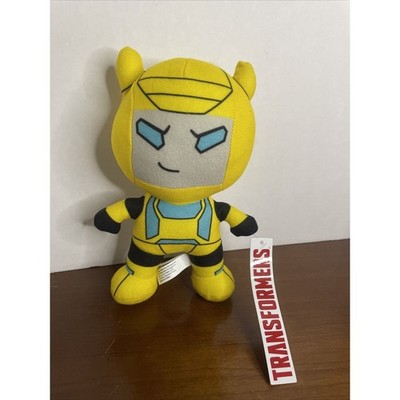 NWT Transformers Yellow Bumblebee Plush Doll 8'' Toy Factory Robots In Disguise