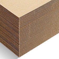 100 pieces 5" x 7" Corrugated 2 mm Cardboard Sheets for Mailers Flat Pack Insert