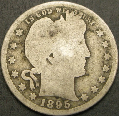 UNITED STATES 1/4 Dollar 1895O - Silver .900 - VG - 2445 ¤