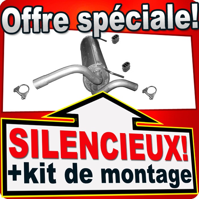 Silencieux arriere pour Chevrolet Cruze J300 J305 J308 essence