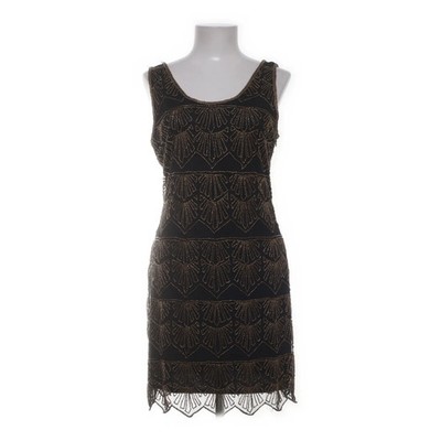 Pisarro Nights, Cocktailkleid, Größe: S, Schwarz/Gold, Polyester/Viskose #gSE