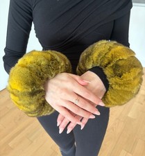 Pelz Pelzmantel Nerz Nerzmantel Chinchilla Manschetten Pulswärmer