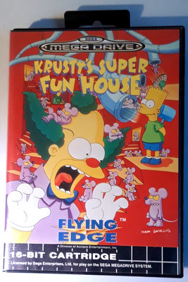 Sega Mega Drive : KRUSTY'S SUPER FUN HOUSE / in OVP ohne Anleitung