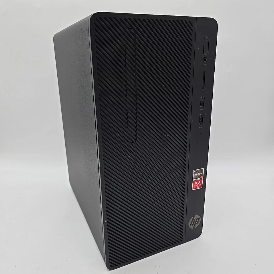 HP 285 G3 MT PC Computer AMD Ryzen 3 2200G 8GB DDR4 RAM 128GB NVMe Windows 10 - Image 2 of 4