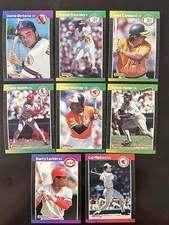 1989  Donruss Star Lot (8) Ripken, Larkin,, Ozzie, Canseco -MINT