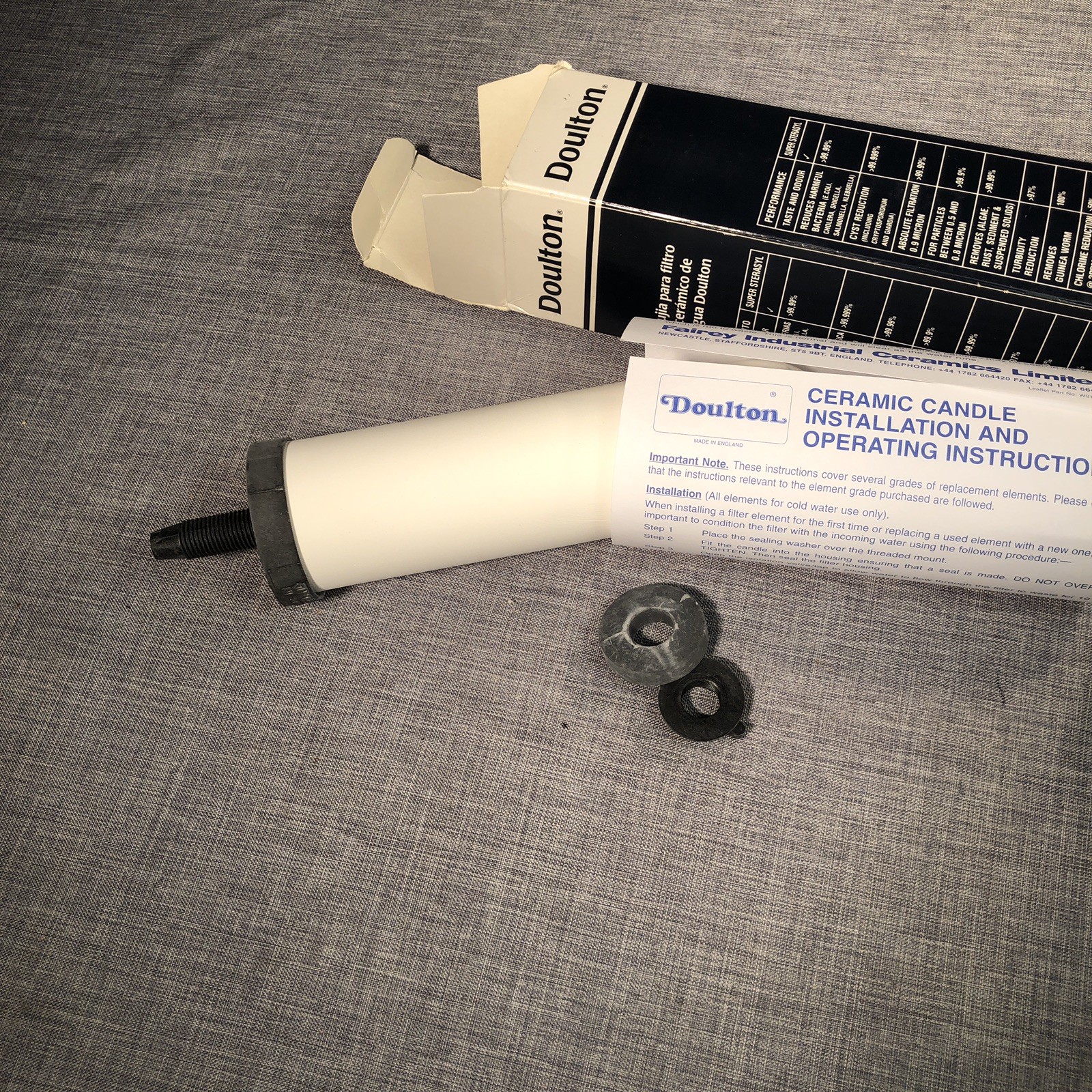 Doulton Ceramic Water Filter Candle Super Sterasyl Replaceme