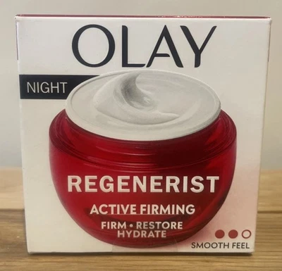 NEW BOXED OLAY REGENERIST NIGHT ACTIVE FIRMING CREAM 50ml