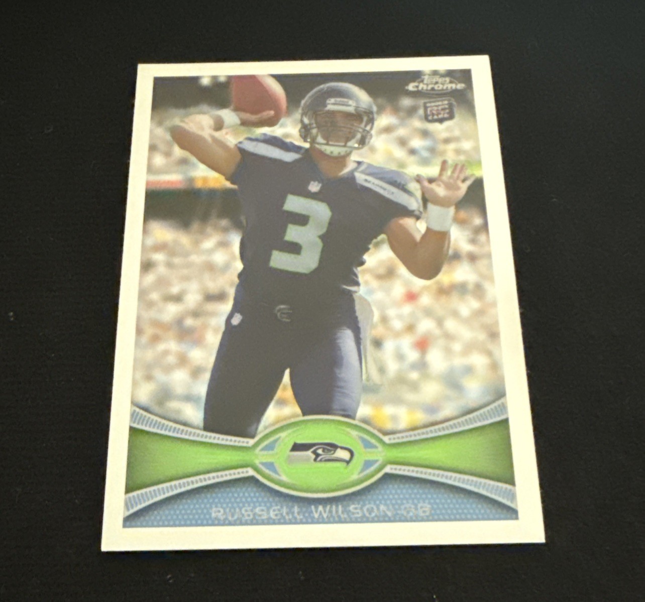 2012 Topps Chrome Russell Wilson #40 Refractor Rookie Seattle Seahawks RC