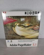 Adobe PageMaker 6.5 Education Version for Windows New Old Stock Factory Sealed