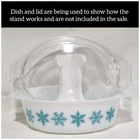 Pyrex 043 Deep Casserole  Display Lid Stand!! No Dishes