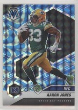 2021 Panini Mosaic Variations NFC Reactive Blue Prizm Aaron Jones #212 11gl