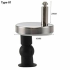 2x Toilet Seat Hinges Soft Close Quick Fit Heavy Duty Hinge Pair