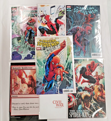 AMAZING SPIDER-MAN #29 MT 1:25 Land Incentive 7 Book Prestige Variant Set Marvel