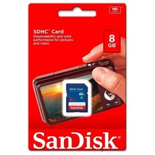 8GB Sandisk SD Cards for Digital Cameras / Tr...