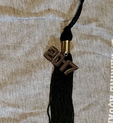 Black 2017 Graduation Tassle (9in for tassel & 14.5in end to end)