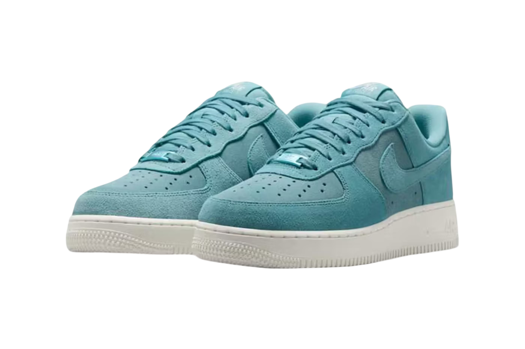 Nike Air Force 1 Low '07 Blue Suede HJ5336-400 Mens New | eBay