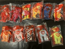 Ty Beanie Babies McDonald's 25th Anniversary 2004 Happy Meal Toys 1-11 NIB lot