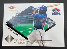 2001 Fleer Focus Diamond Vision Carlos Delgado #8DV
