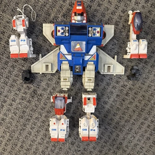 Vintage GOBOTS Power Warrior Courageous Bandai 1985 Japan (incomplete)