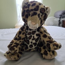 Build-A-Bear Workshop Leopard Cat Plush Stuffed Animal Small Brown Toy Spots
