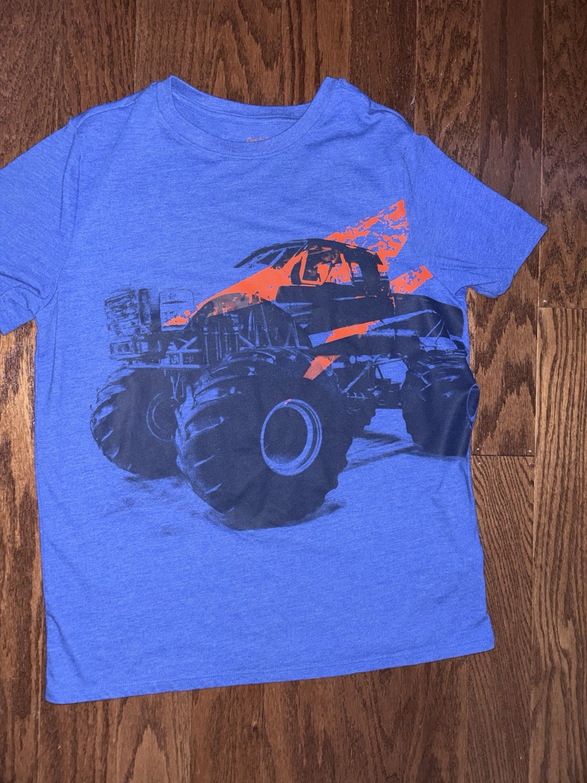 Boys Monster Truck T-shirt Youth Graphic Tees Trucks Theme Gifts Birthday Boy-image