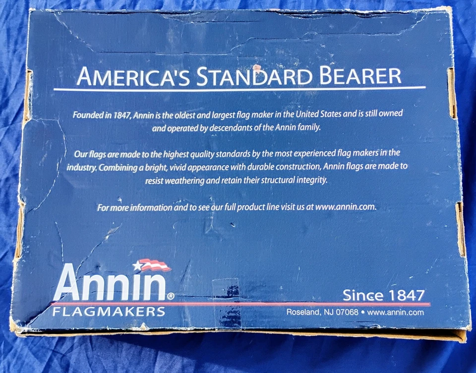 Annin Flagmakers 6'X10' American Flag Durable Outdoor Weather Resistant Nyl-Glo  - Image 2 of 4