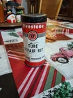 Firestone Vintage Tube Tire Repair Kit Tin