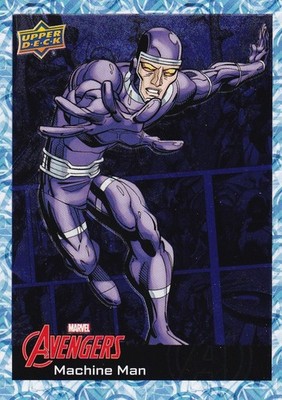 2024 Upper Deck Marvel Avengers BLUE #58 Machine Man