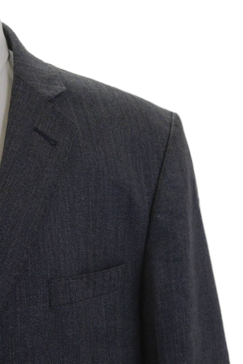 Bertolucci Mens Wool Collared Two Button Classic … - image 2