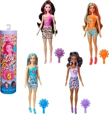 Barbie Color Reveal Rainbow-Inspired Series Doll & Accessories with 6 Surprises,