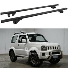 2x für Suzuki Jimny 1998-2018 135cm Dachträger Relingträger Querstange Schwarz
