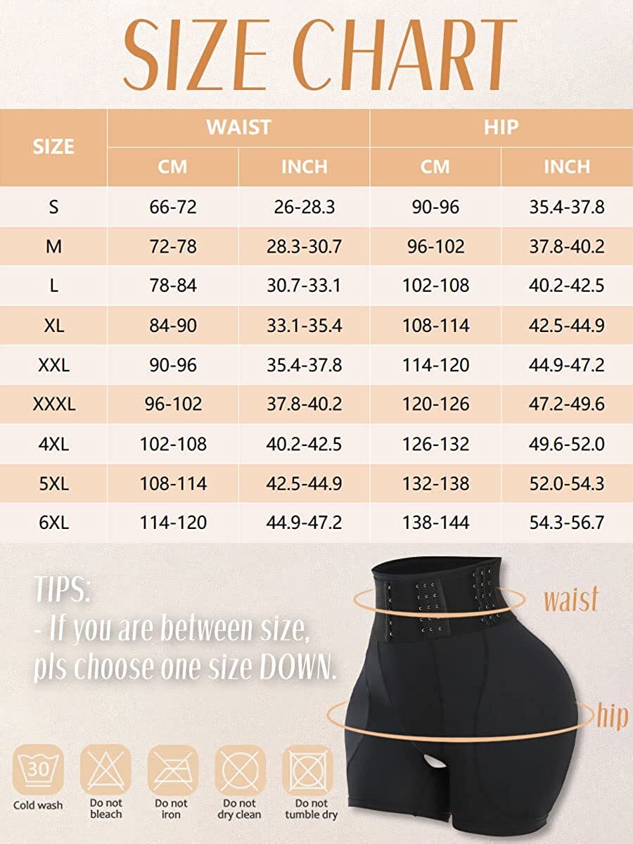 w High Waist Trainer Panties Hip Pads Women Shapewear Body Tummy