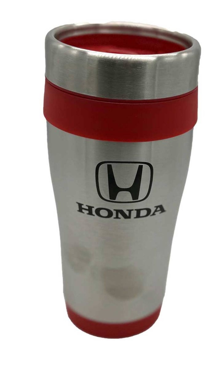 Honda Stainless Steel/Red Steel Travel Mug | eBay
