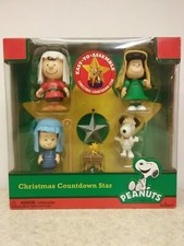 NEW in box PEANUTS Christmas Countdown Advent Star Charlie Brown Snoopy