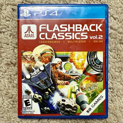 Atari Flashback Classics Vol 2 Playstation 4 PS4 PREOWNED COMPLETE CIB