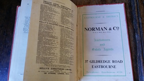 1948 - 1949 KELLY'S DIRECTORY EASTBOURNE HAILSHAM & NEIGHBOURHOOD - Picture 13 of 13