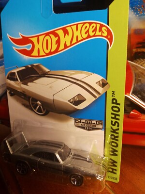 Hot Wheels 2014 ZAMAC '69 Dodge Charger Daytona #234 plus 1996