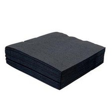 Black Cocktail Napkins 24 x 24cm 2ply Quality Serviettes Bar Party Restaurant 