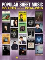 Popular Sheet Music 30 Hits From 2014-2016 Piano Vocal Guitar Songbook 000174335 Popular Sheet Music 30 Hits From 2014-2016 Piano Vocal Guitar Songbook 000174335