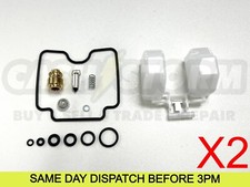 2 X Suzuki XF 650 Freewind 1997-2001 Carb Carburettor Repair Kit + Float