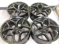(4) 20x10 20x11 CAMARO GLOSS BLACK WHEELS RIMS CHEVY ZL1 1LE SS LT 5x120