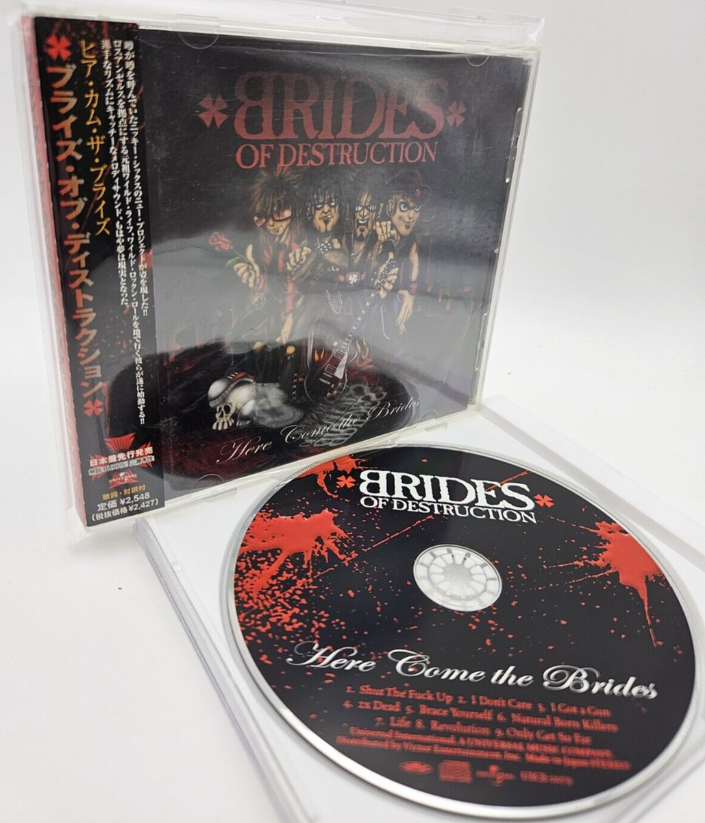 BRIDES OF DESTRUCTION Here Come The Brides Japan CD UICE 1075 w